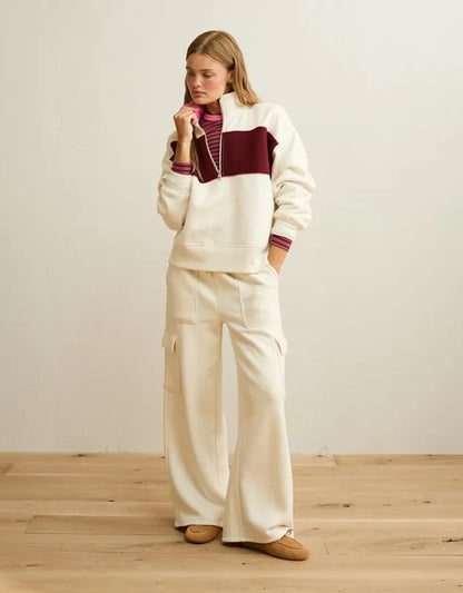 AE Everyday Luxe Quarter-Zip Sweatshirt