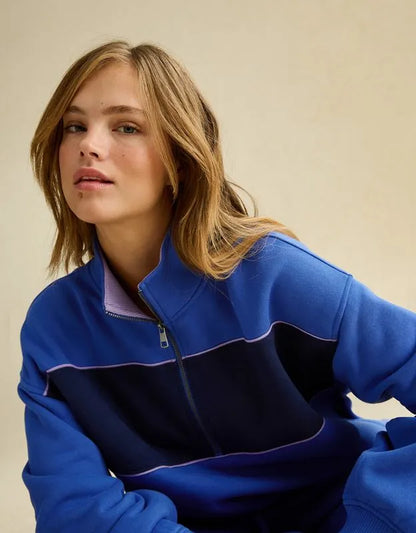 AE Everyday Luxe Quarter-Zip Sweatshirt