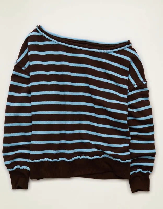 AE Dreamy Fleece Off-the-Shoulder Sweatshirt
