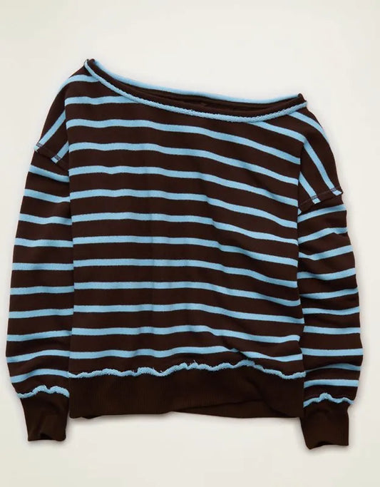AE Dreamy Fleece Off-the-Shoulder Sweatshirt