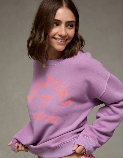 AE Graphic Crew Neck Sweatshirt