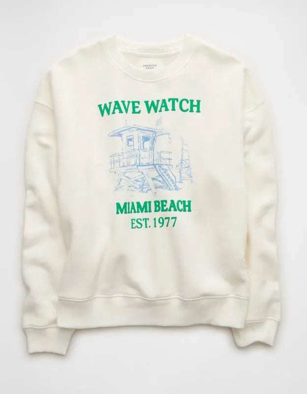 AE Graphic Crew Neck Sweatshirt
