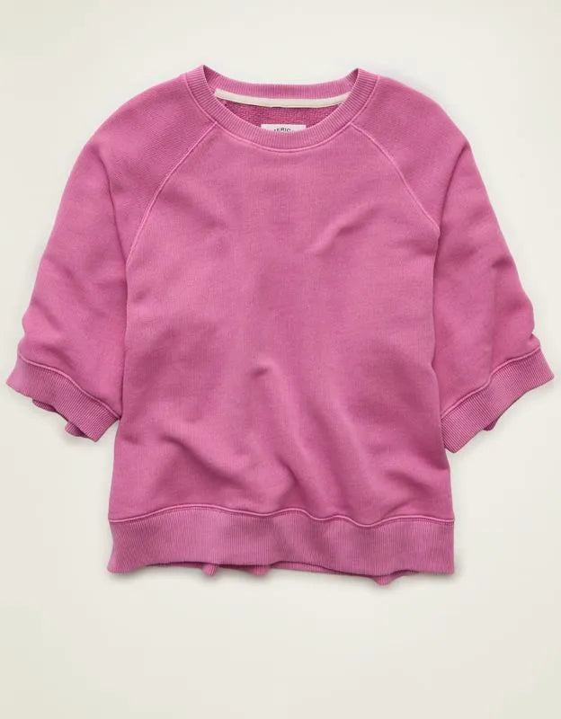 AE Campus Short-Sleeve Sweatshirt