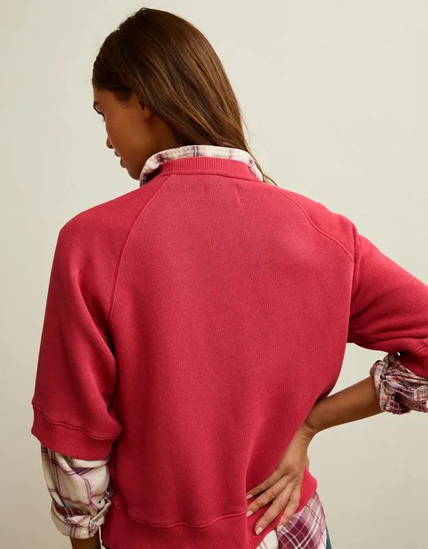 AE Campus Short-Sleeve Sweatshirt