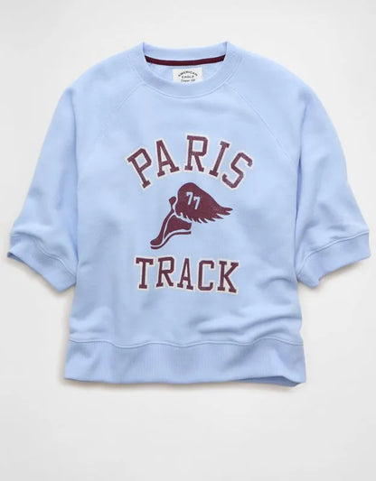 AE Campus Short-Sleeve Sweatshirt
