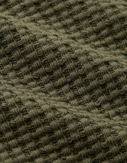 AE Big Hug V-Neck Waffle Sweatshirt