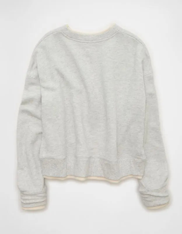 AE Twice As Nice Lightweight Crew Neck Sweatshirt