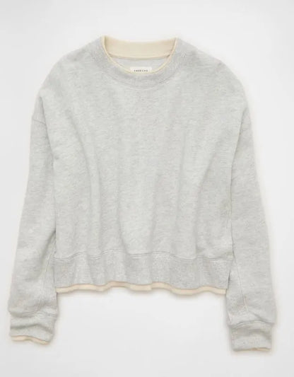AE Twice As Nice Lightweight Crew Neck Sweatshirt