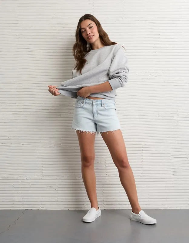 AE Everyday Luxe Crew Neck Sweatshirt