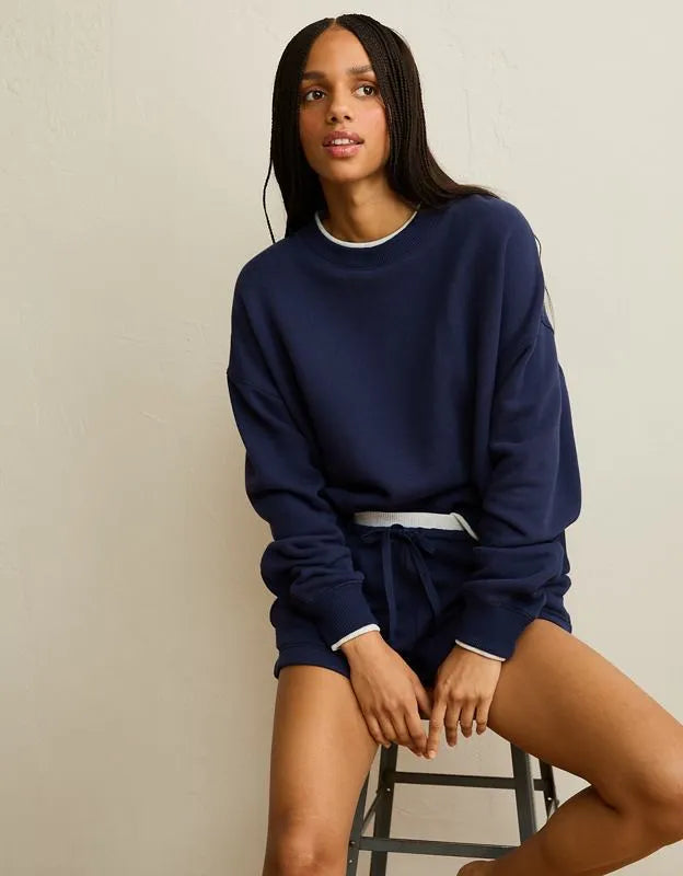 AE Twice As Nice Lightweight Crew Neck Sweatshirt