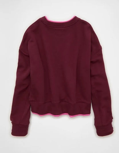 AE Twice As Nice Lightweight Crew Neck Sweatshirt