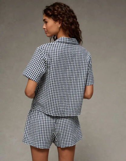 AE Seersucker PJ Shorts