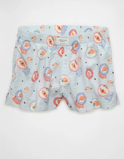 AE Seersucker PJ Shorts