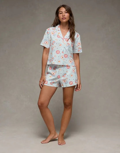 AE Seersucker PJ Shorts