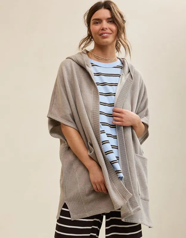 Aerie Hooded Fleece Cape