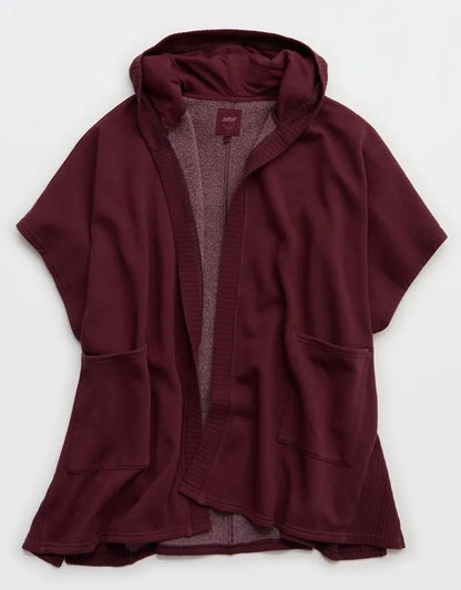 Aerie Hooded Fleece Cape