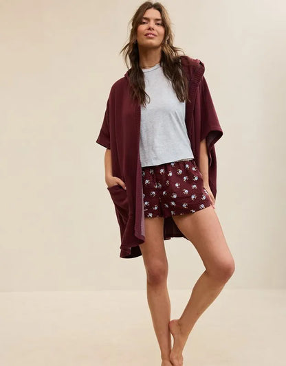 Aerie Hooded Fleece Cape