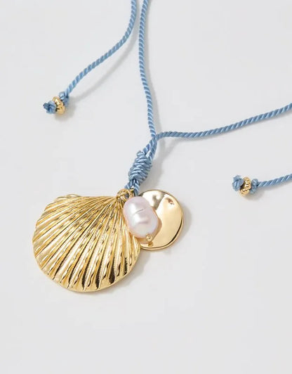 Aerie Dainty Cord Charm Necklace