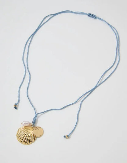 Aerie Dainty Cord Charm Necklace