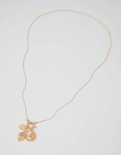 Aerie Long Charm Pendant Necklace