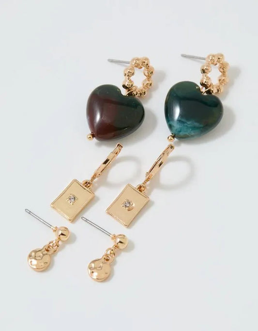 Aerie Charm Earring 3-Pack