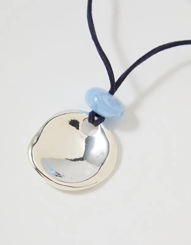 Aerie Suede Long Pendant Necklace