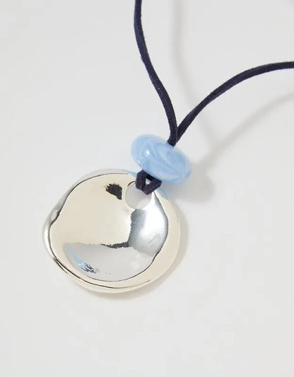 Aerie Suede Long Pendant Necklace