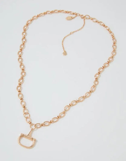 Aerie Long Horsebit Necklace