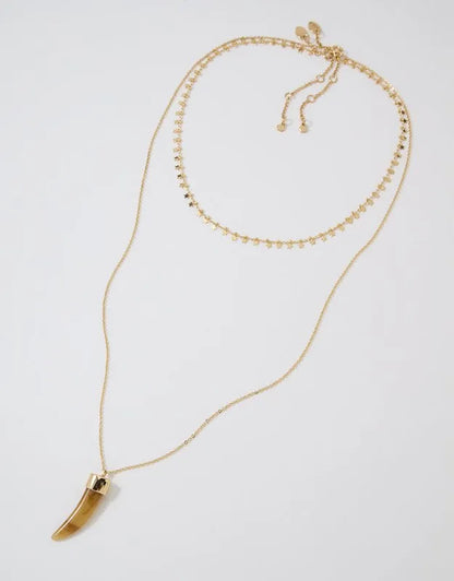 Aerie Festival Layered Charm Necklace