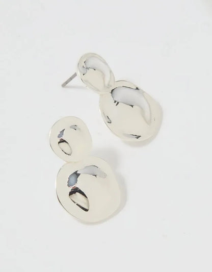Aerie Disk Bead Drop Earrings