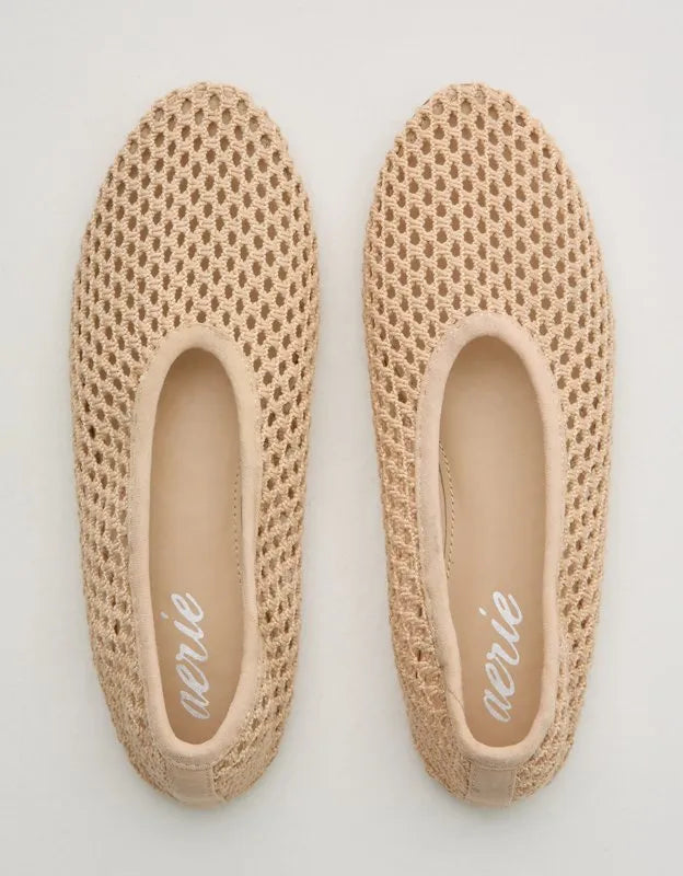 Aerie Crochet Ballet Flat