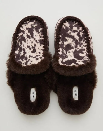 Aerie Contrast Stitch Slippers