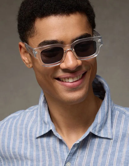 AEO Rectangular Thick Frame Sunglasses