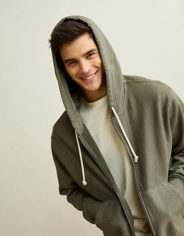 AE Laidback Luxe Full-Zip Hoodie