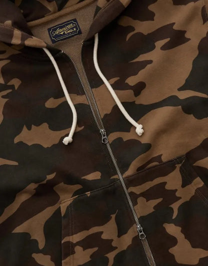 AE Laidback Luxe Full-Zip Hoodie