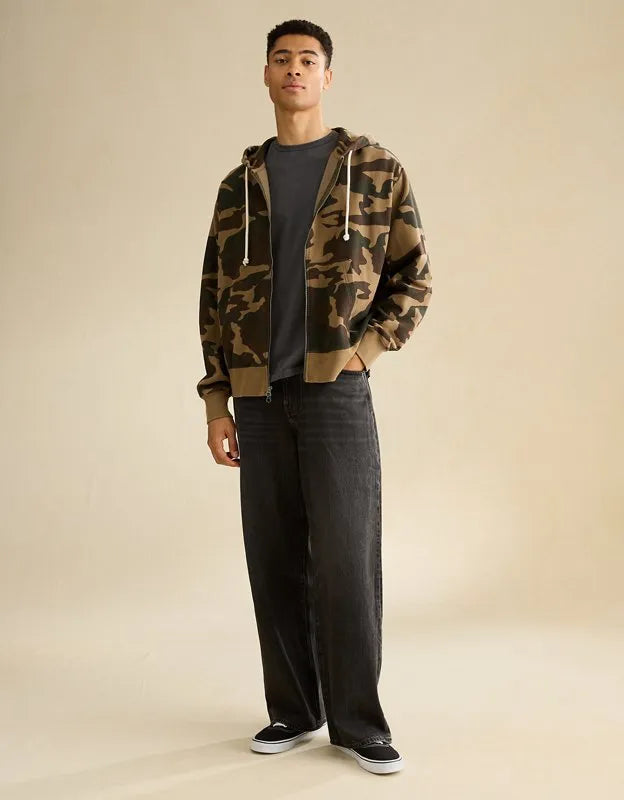 AE Laidback Luxe Full-Zip Hoodie