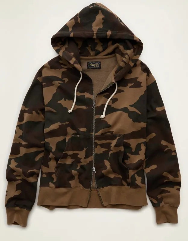 AE Laidback Luxe Full-Zip Hoodie