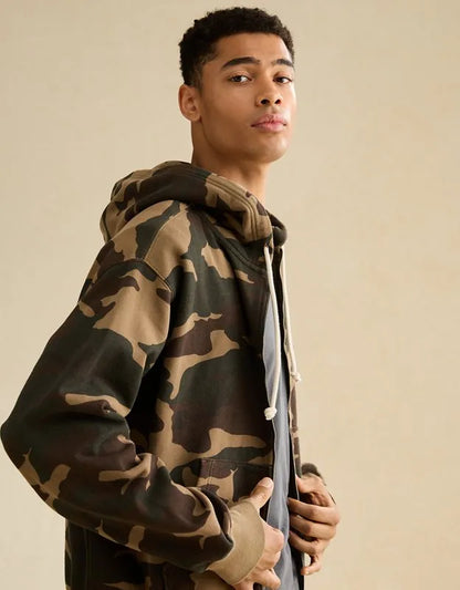 AE Laidback Luxe Full-Zip Hoodie
