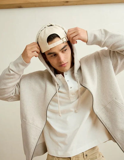 AE Laidback Luxe Full-Zip Hoodie