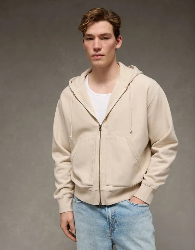 AE Laidback Luxe Full-Zip Hoodie