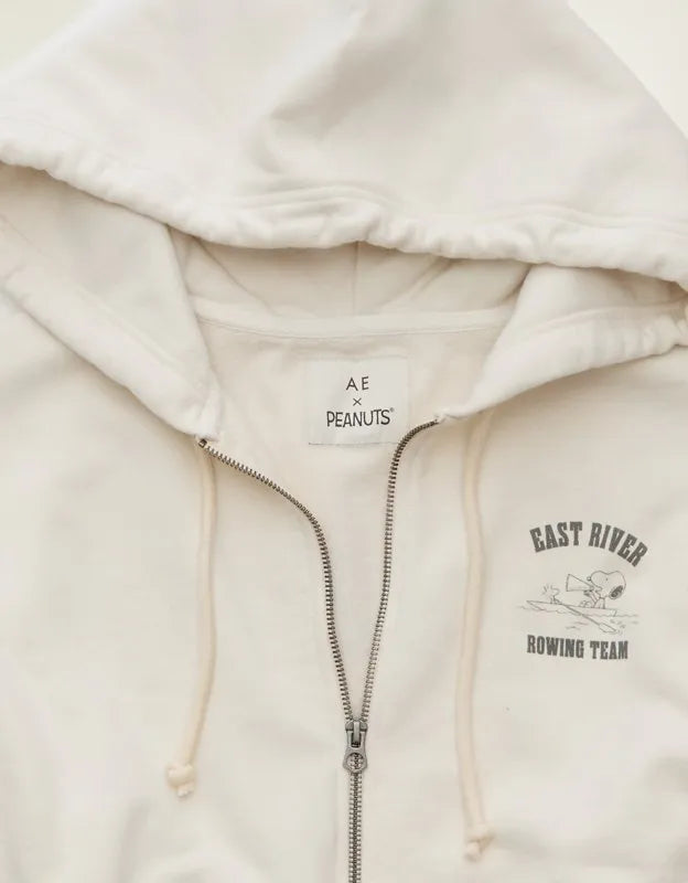 AE Full-Zip Snoopy Graphic Hoodie