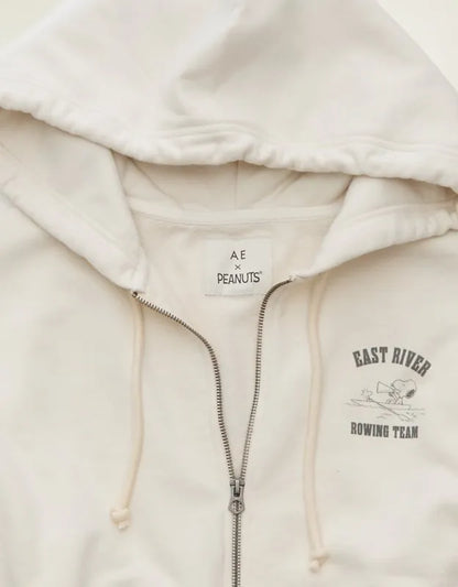 AE Full-Zip Snoopy Graphic Hoodie