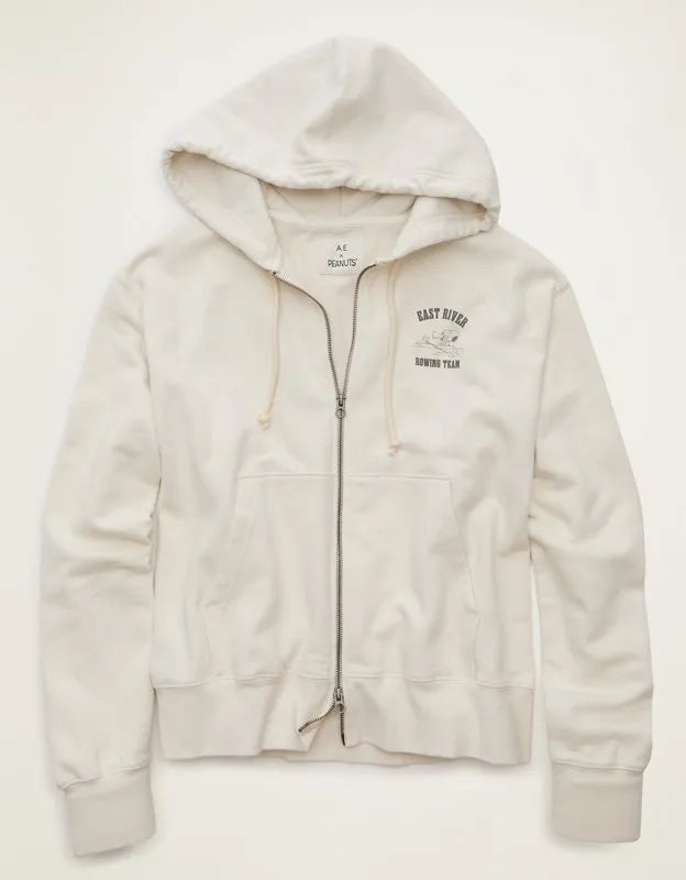 AE Full-Zip Snoopy Graphic Hoodie