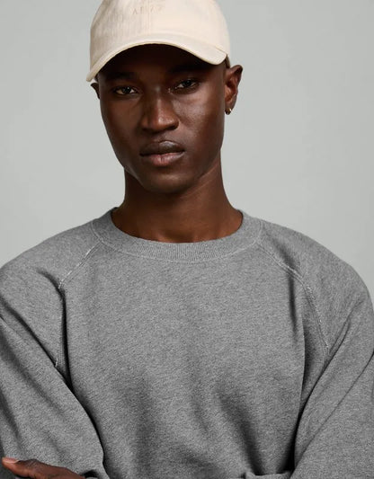 AE77 Garment-Washed Raglan Sweatshirt