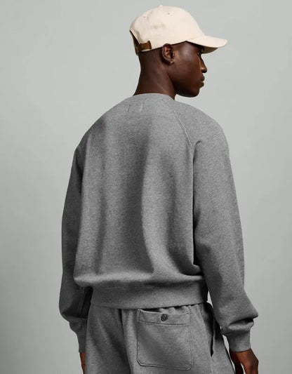 AE77 Garment-Washed Raglan Sweatshirt