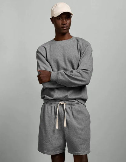 AE77 Garment-Washed Raglan Sweatshirt