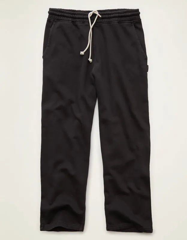 AE Laidback Luxe Heavyweight Open-Hem Sweatpant