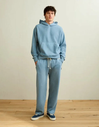AE Laidback Luxe Heavyweight Open-Hem Sweatpant