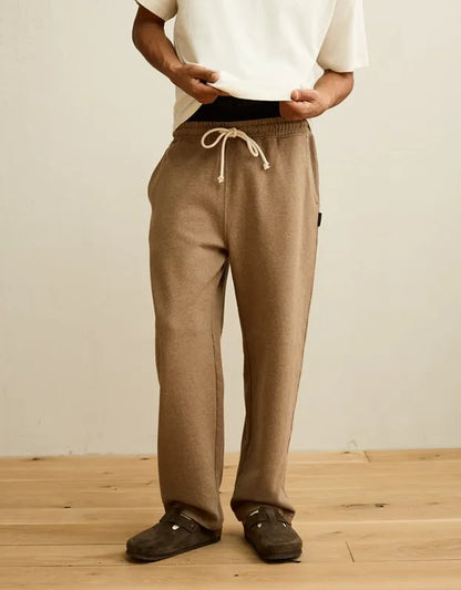 AE Laidback Luxe Heavyweight Open-Hem Sweatpant