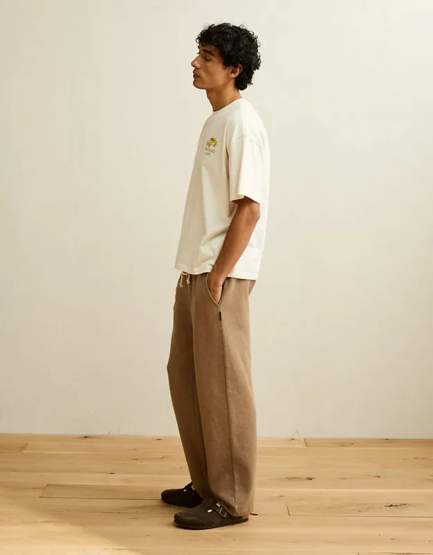 AE Laidback Luxe Heavyweight Open-Hem Sweatpant